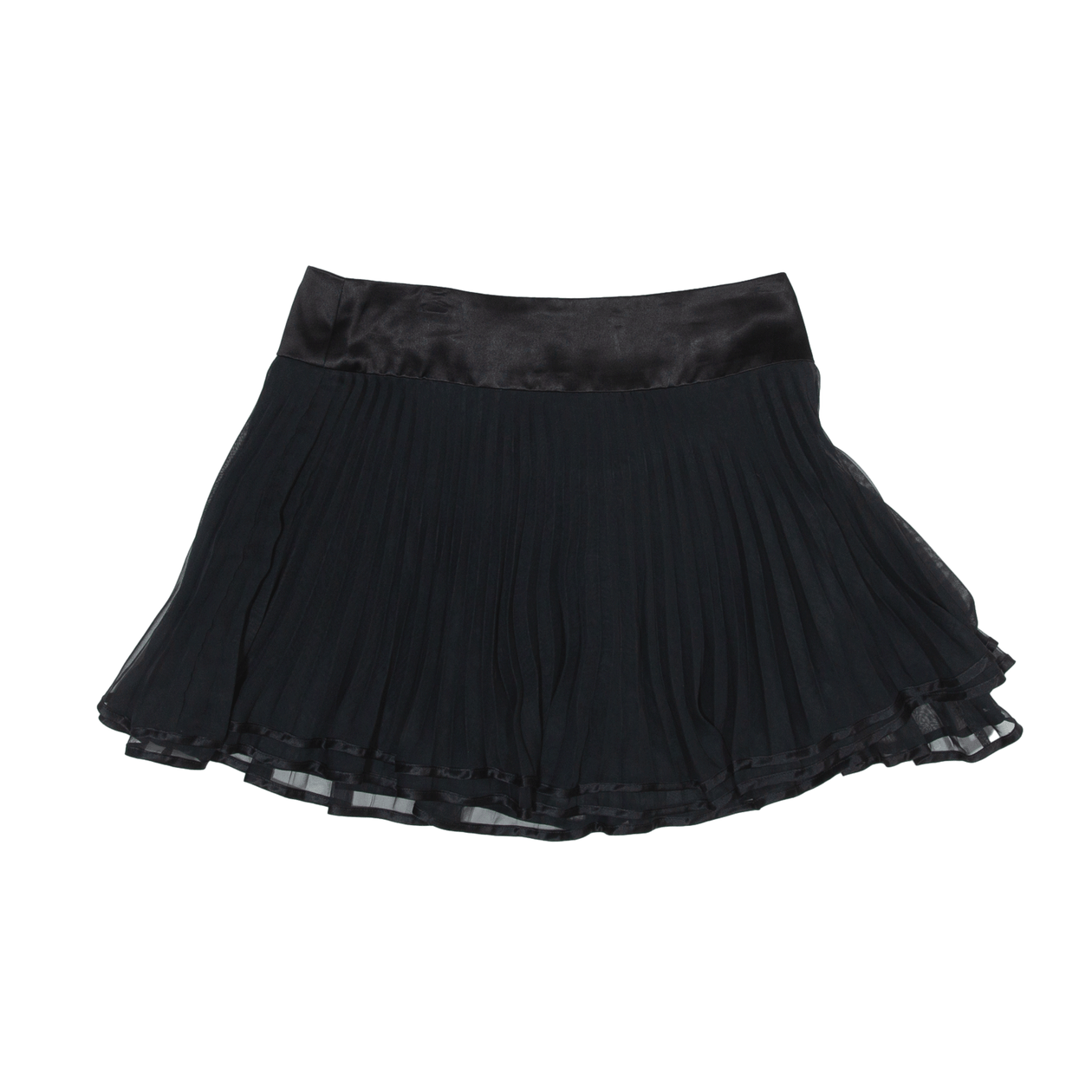 Short pleated Skirt, Black