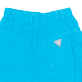 GUESS Short Mini Skirt Blue Denim Womens XS