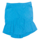 ARMANI Mermaid Knee Length Pleated Skirt Blue Womens UK 12