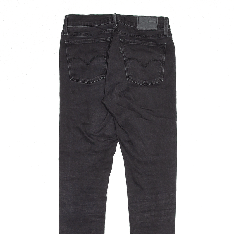 LEVI'S 710 Black Denim Slim Skinny Jeans Womens W23 L30