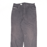 CALVIN KLEIN Grey Denim Regular Straight Jeans Mens W29 L29