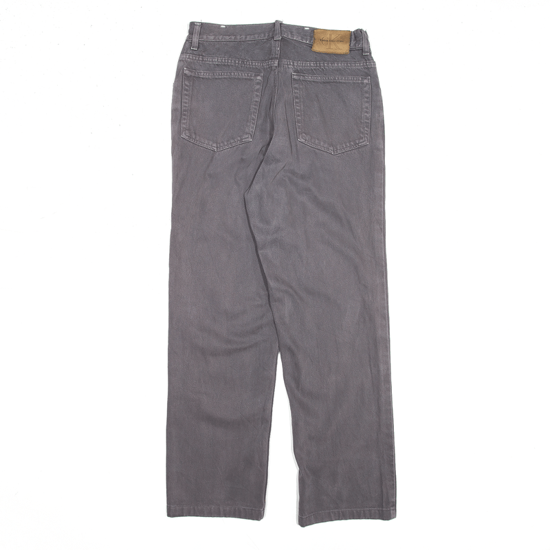 CALVIN KLEIN Grey Denim Regular Straight Jeans Mens W29 L29