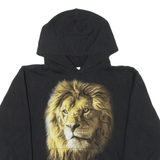 SG Lion Hoodie Black Pullover Mens L