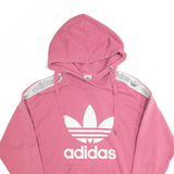 ADIDAS Pink Pullover Relaxed Hoodie Womens XXS