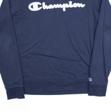 CHAMPION Elite Navy Blue Sweatshirt Mens S