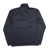 ADIDAS Climalite Active Wear Black 1/4 Zip Sweatshirt Mens M