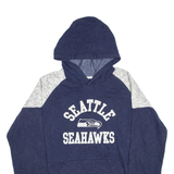 NFL Seattle Seahawks Hoodie Blue Pullover USA Boys L
