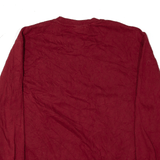 JOE BOXER Sweatshirt Maroon Crew Neck Mens M