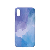 Lavender Blue Reflections iPhone X Case