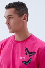 Butterfly T-shirt in Pink
