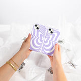 Lavender Flutter Right iPhone 6/6s/7/8/SE Case