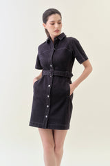 Belted Denim Dress - Better Indigo