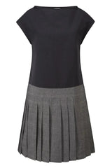 Brigit Dress (Black & Grey)