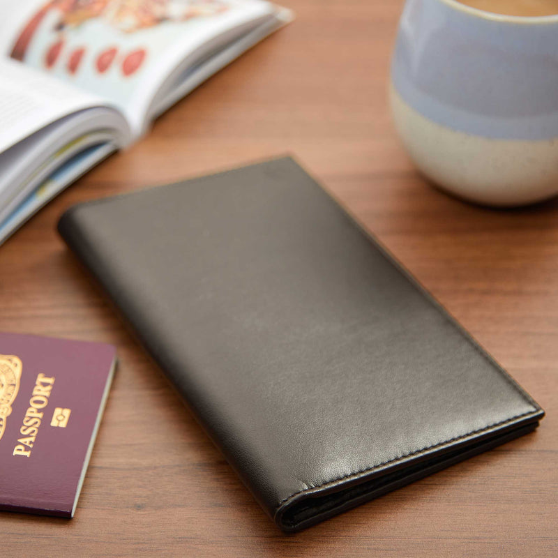 Travel Document Holder in Brown
