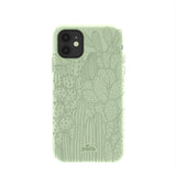 Sage Green Cacti iPhone 11 Case