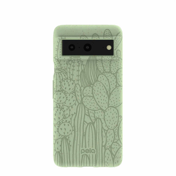 Sage Green Cacti Google Pixel 8 Case