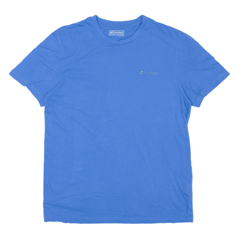 LOTTO T-Shirt Blue Short Sleeve Womens L