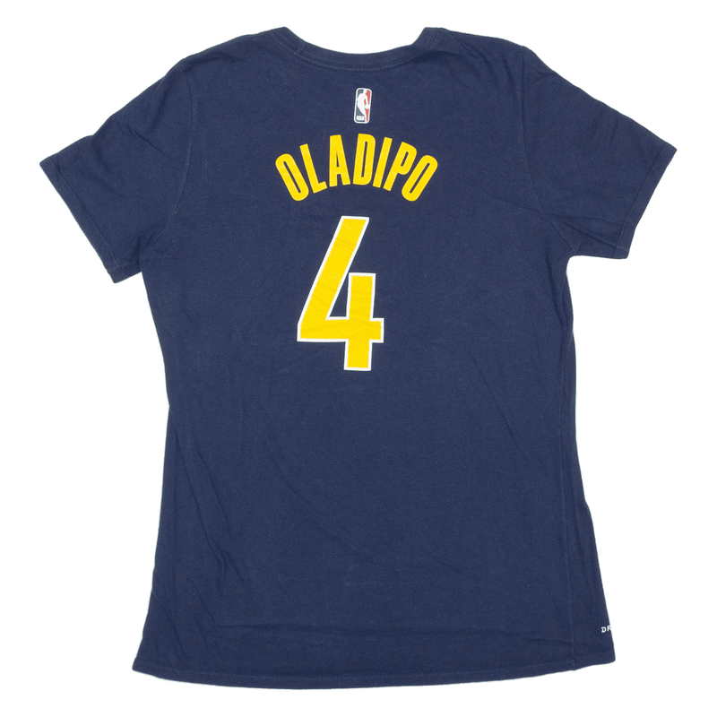 NIKE NBA Indiana Pacers Victor Oladipo USA T-Shirt Blue Short Sleeve Womens M