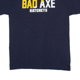CHAMPION Bad Axe Hatchets T-Shirt Blue Short Sleeve Mens M