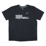 NIKE T-Shirt Black Short Sleeve Mens XL