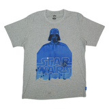 STAR WARS Darth Vader T-Shirt Grey Short Sleeve Mens M