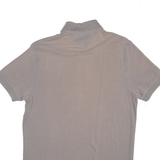 TOMMY HILFIGER Polo Shirt Grey Short Sleeve Mens S