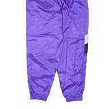 JOHA Track Pants Purple 90s Nylon Regular Straight Womens M W26 L30