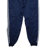 ADIDAS Track Pants Blue Regular Tapered Mens L W32 L30