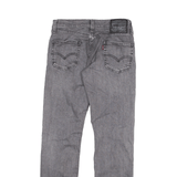 LEVI'S 511 Jeans Grey Denim Skinny Straight Mens W30 L32