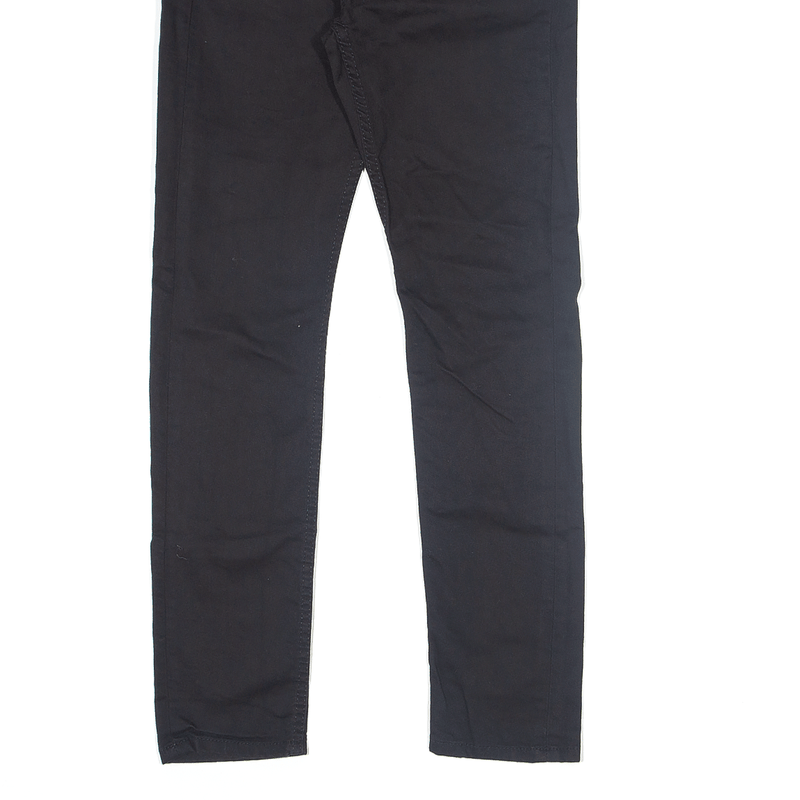 LEVI'S 519 Jeans Black Denim Slim Skinny Womens W30 L30