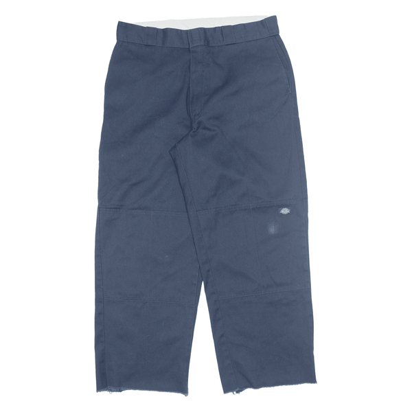 DICKIES Workwear Trousers Blue Regular Straight Mens W36 L28