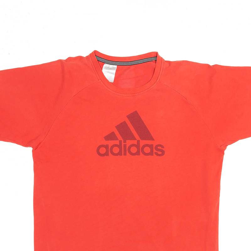 ADIDAS Sports Red Short Sleeve T-Shirt Mens S