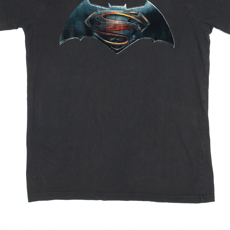 LCW TEEN Batman v Superman DC Dawn of Justice Black Short Sleeve T-Shirt Boys S