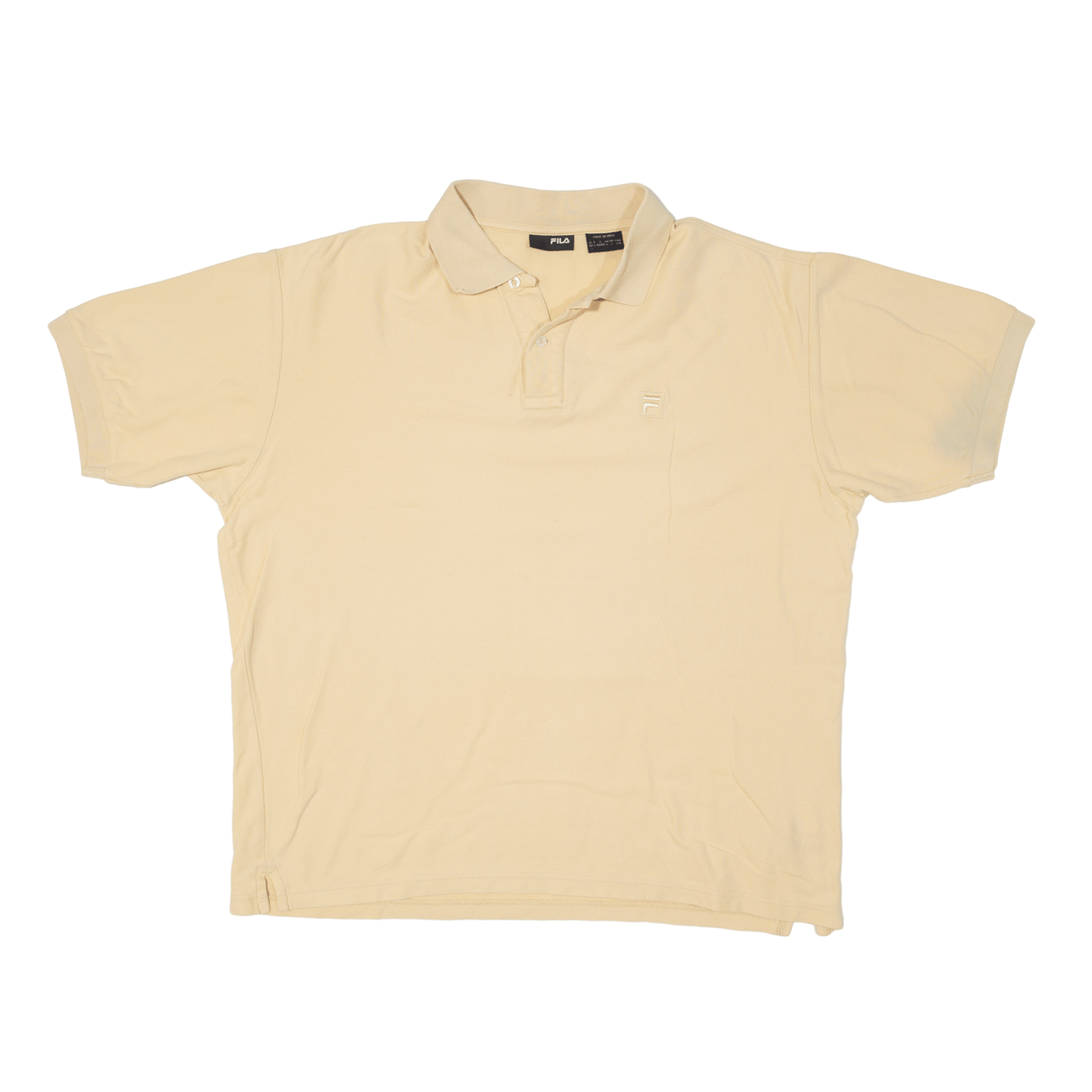 Cream best sale fila shirt