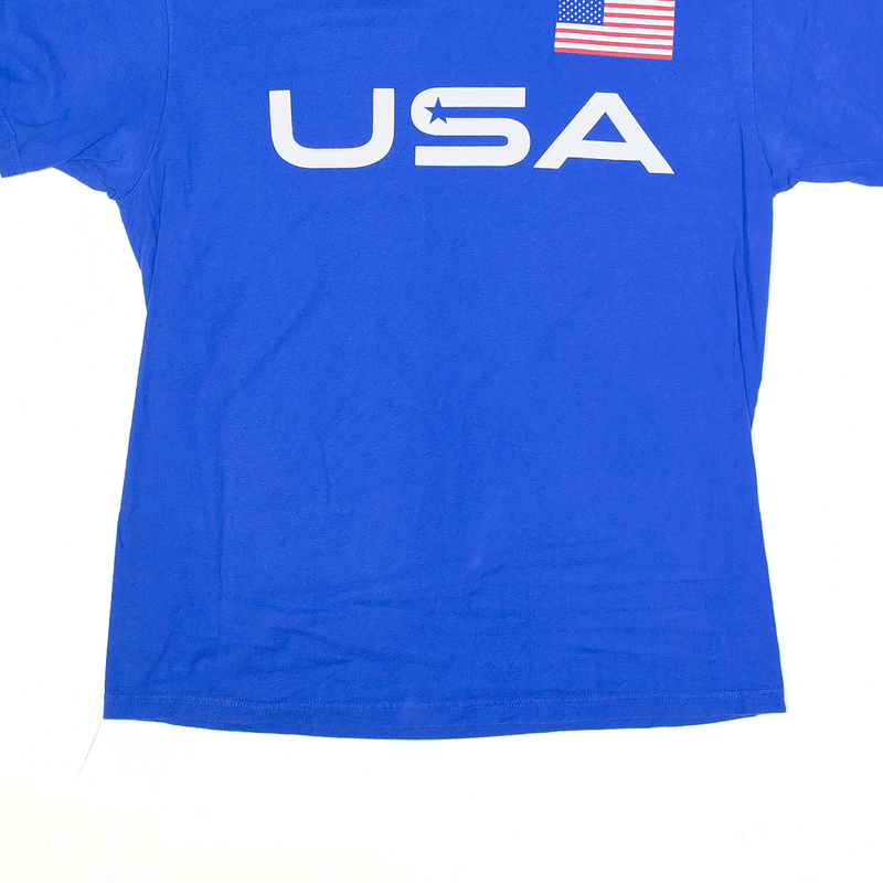 SAMSUNG USA T-Shirt Blue Short Sleeve Mens L