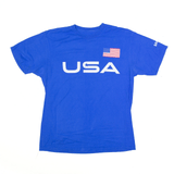 SAMSUNG USA T-Shirt Blue Short Sleeve Mens L