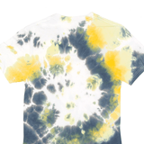 DIP T-Shirt Yellow V-Neck Short Sleeve Tie Dye Mens S