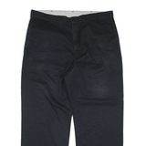 DICKIES Workwear Trousers Black Regular Straight Mens W36 L30