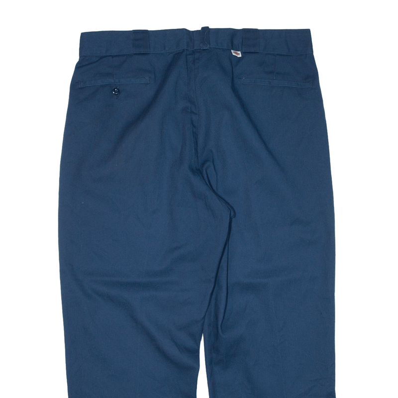 DICKIES Workwear Trousers Blue Regular Straight Mens W38 L26