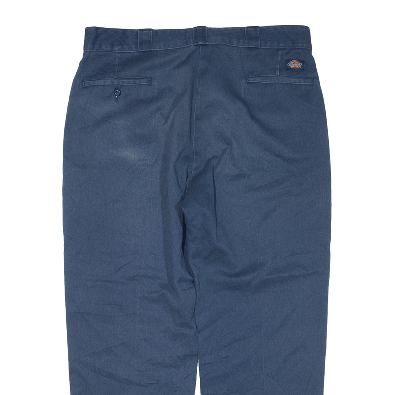 DICKIES Workwear Trousers Blue Regular Straight Mens W38 L29