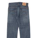LEVI'S 505 Jeans Blue Denim Regular Straight Mens W33 L30