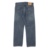 LEVI'S 505 Jeans Blue Denim Regular Straight Mens W33 L30