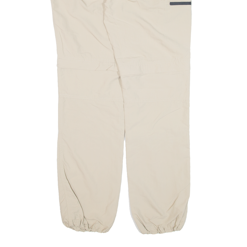 ICE PEAK Zip-off Trousers Beige Relaxed Tapered Boys W27 L30