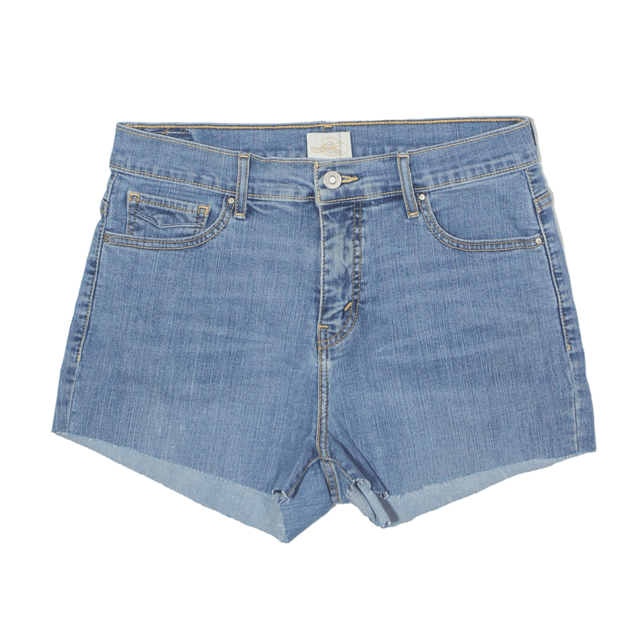 LEVI'S 512 Cut Off Stretch Denim Shorts Blue Regular Womens M W30