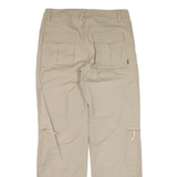 TOM TAILOR Cargo Trousers Beige Relaxed Straight Mens W32 L34