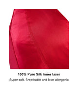 Passion Red - Lace Organic Cotton & Silk Bralette