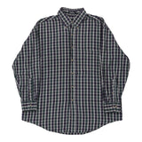 Vintage Roundtree & Yorke Check Shirt - XL Blue Cotton - Thrifted.com