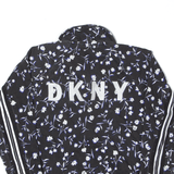 DKNY Jacket Black Floral Track Womens S