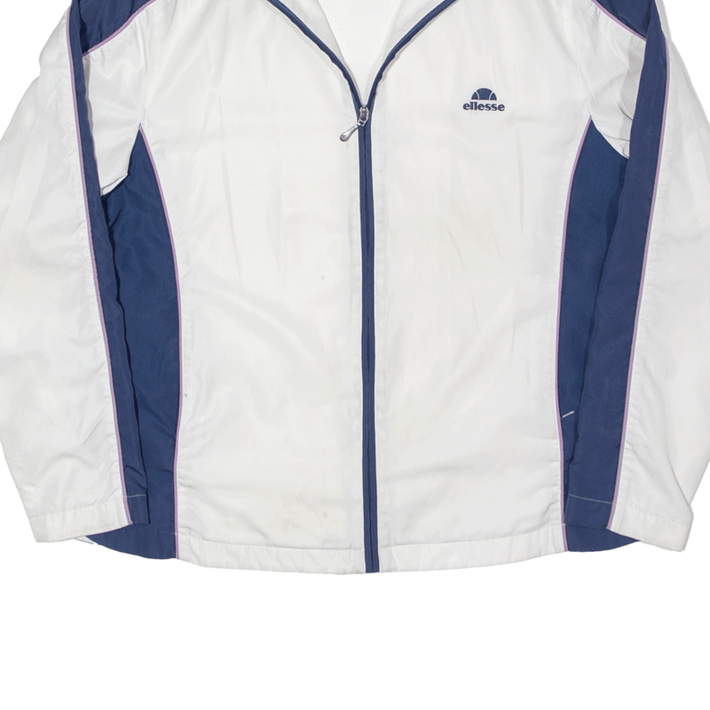 ELLESSE Jacket White Track Womens L