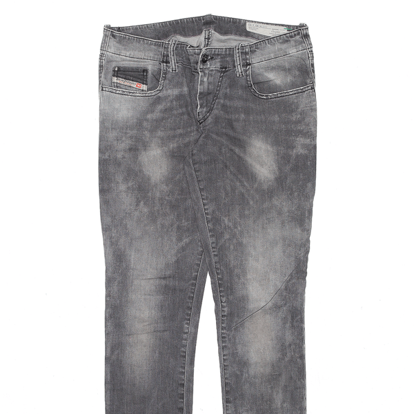 DIESEL Grupee Grey Denim Slim Skinny Jeans Womens W30 L32